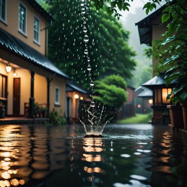 Deszczówka do sprzątania podwórka