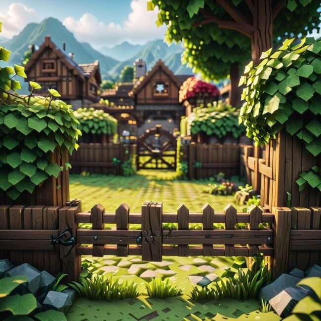 Płoty a estetyka budowli w minecraft